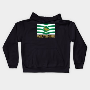 Wiltshire County Flag - England Kids Hoodie